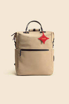 OLEADA NYC convertible travel bags > work-to-travel backpack > commuter bags > water-resistant vegan bags > stylish multi-use backpack Color_Abu Dhabi AnyWear AnyBackpack Travel