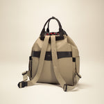 OLEADA NYC convertible travel bags > work-to-travel backpack > commuter bags > water-resistant vegan bags > stylish multi-use backpack Color_Abu Dhabi AnyWear Tennis Backpack