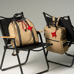 OLEADA NYC convertible travel bags > work-to-travel backpack > commuter bags > water-resistant vegan bags > stylish multi-use backpack Color_Abu Dhabi AnyWear Tennis Backpack