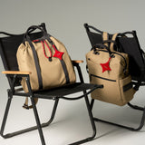 OLEADA NYC convertible travel bags > work-to-travel backpack > commuter bags > water-resistant vegan bags > stylish multi-use backpack Color_Abu Dhabi AnyWear Tennis Backpack