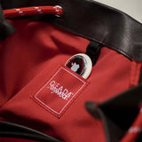 OLEADA NYC convertible travel bags > work-to-travel backpack > commuter bags > water-resistant vegan bags > stylish multi-use backpack Color_Abu Dhabi AnyWear Tennis Backpack