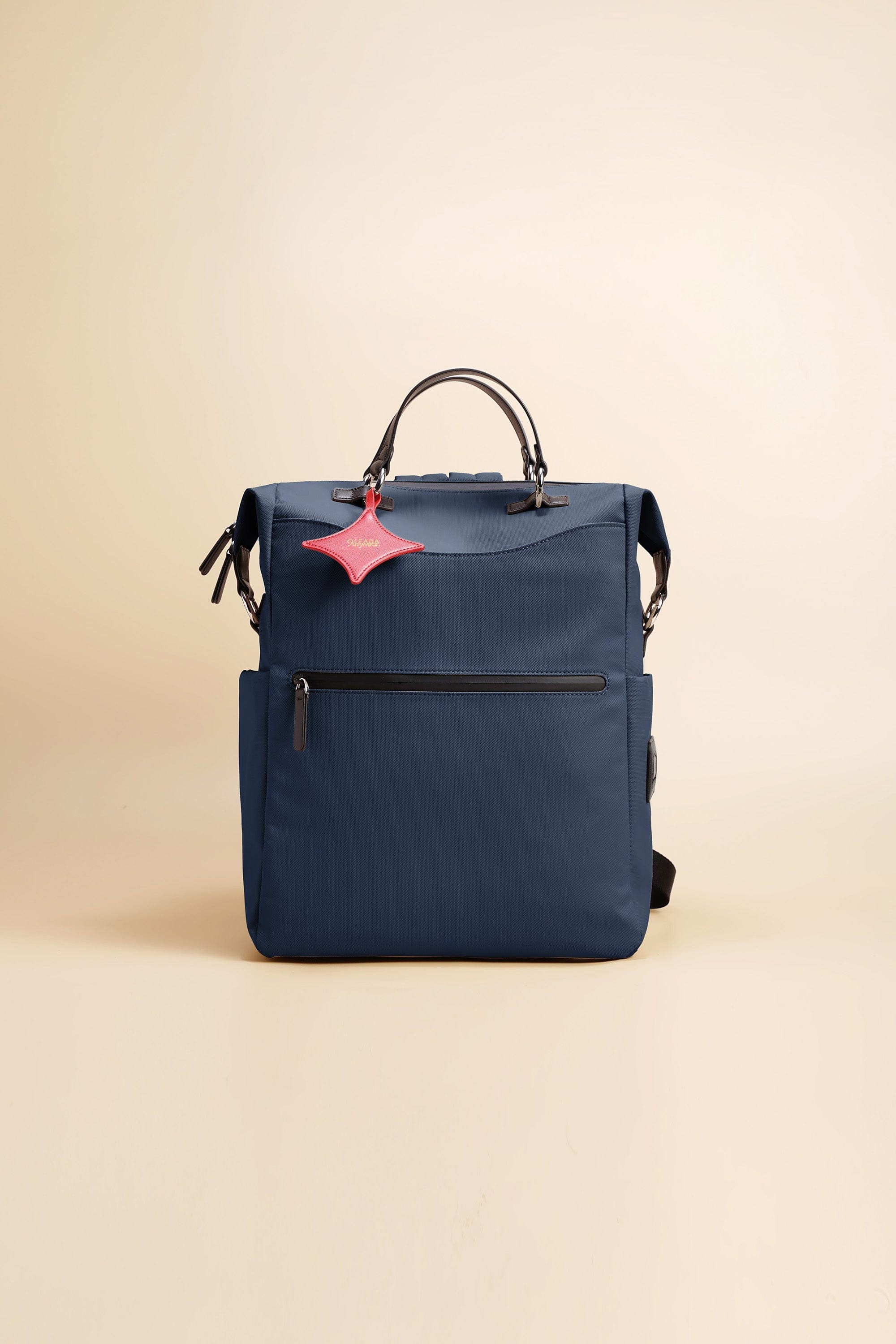 OLEADA NYC convertible travel bags > work-to-travel backpack > commuter bags > water-resistant vegan bags > stylish multi-use backpack Color_Mykonos AnyWear AnyBackpack