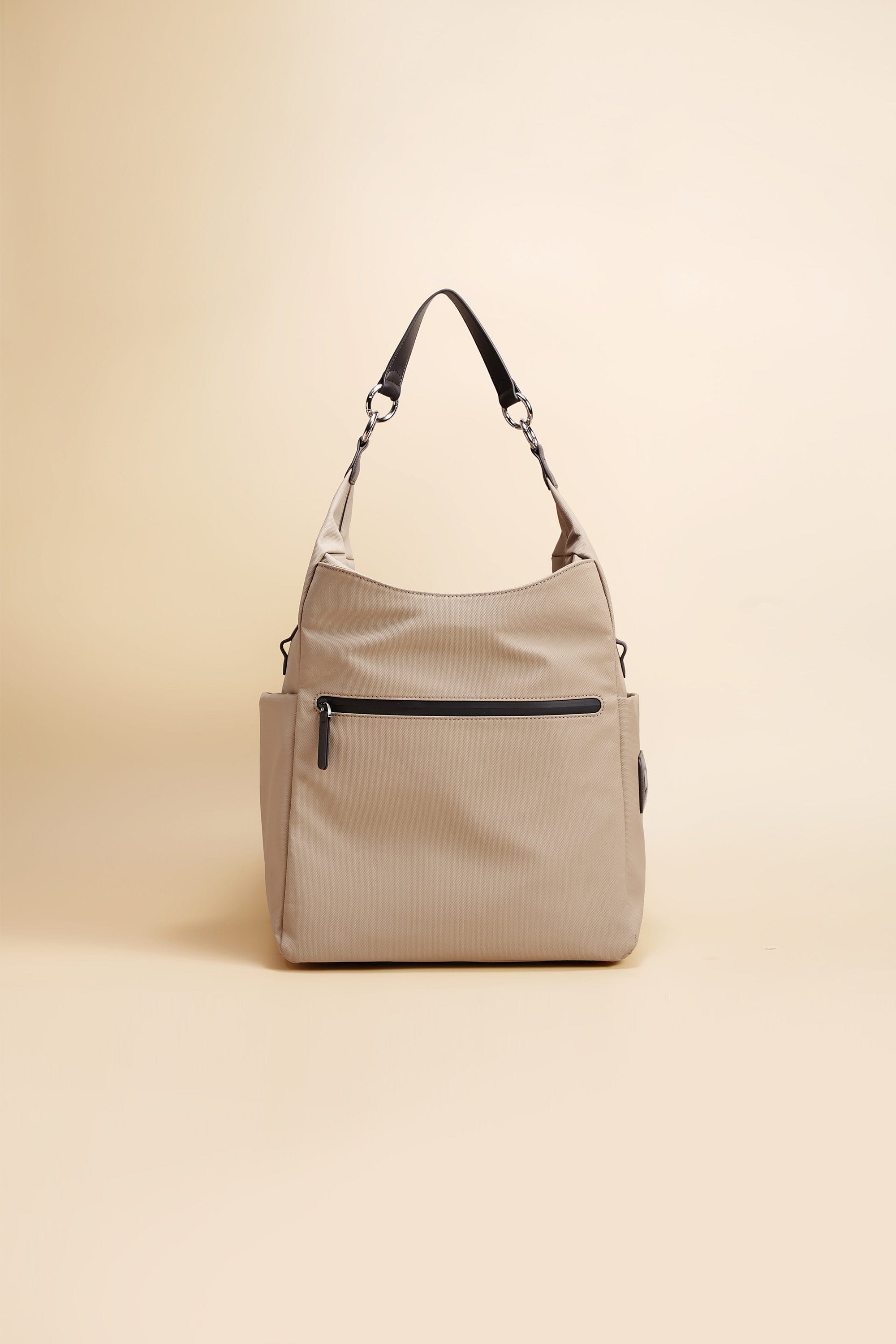 OLEADA NYC Convertible Travel Bags > Work-to-Travel Backpack > Organized Carry Bags > Water-Resistant Vegan Bags > Stylish Multi-Use Backpack Color_Tan Anywear AnyBackpack