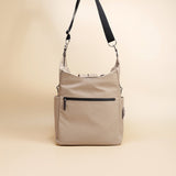 OLEADA NYC Convertible Travel Bags > Work-to-Travel Backpack > Organized Carry Bags > Water-Resistant Vegan Bags > Stylish Multi-Use Backpack Color_Tan Anywear AnyBackpack