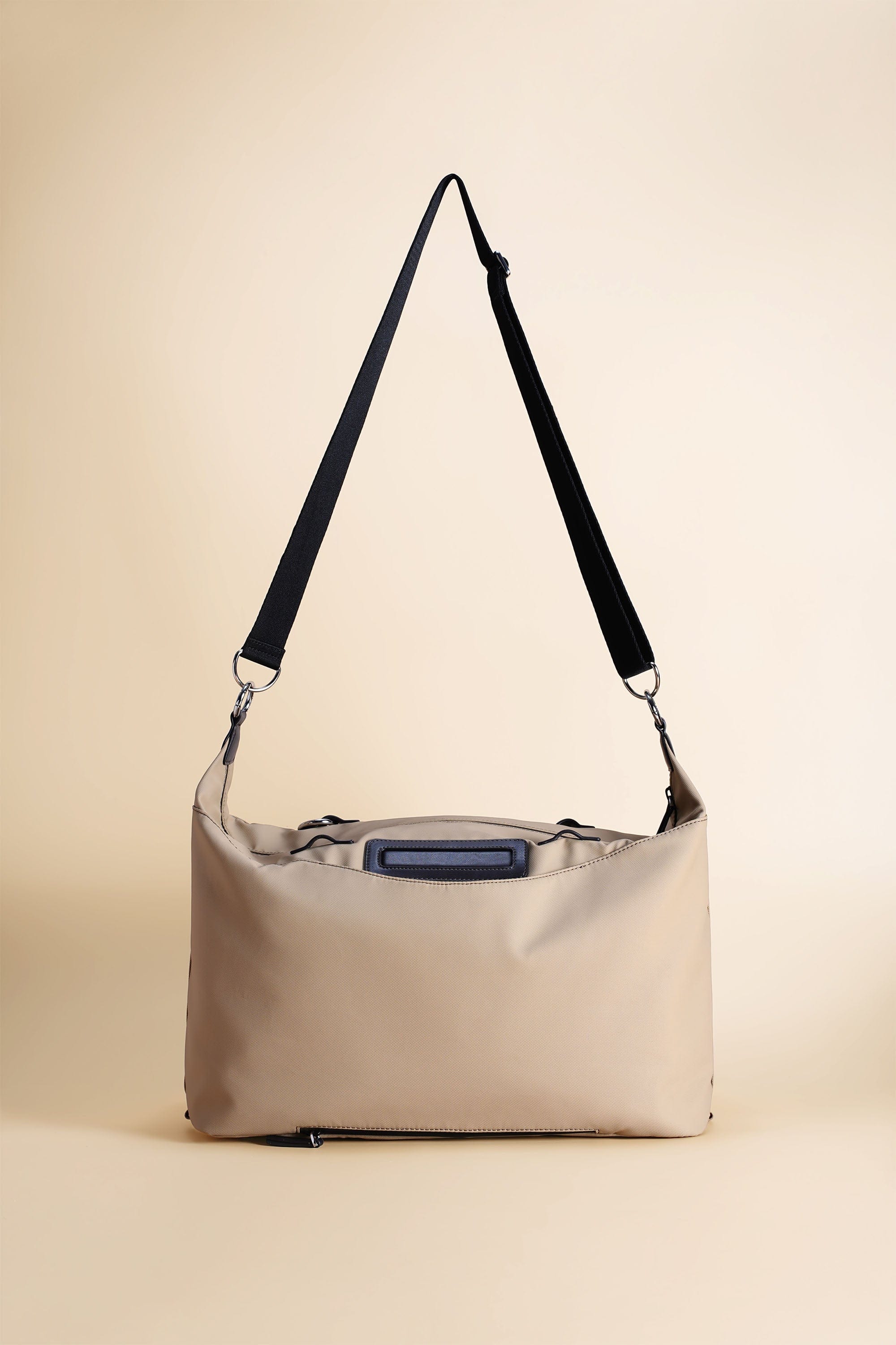 OLEADA NYC Convertible Travel Bags > Work-to-Travel Duffle Bags > Organized Carry Bags > Water-Resistant Vegan Bags > Stylish Multi-Use Bags Color_Tan Anywear AnyDuffle City