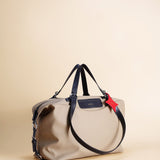 OLEADA NYC Convertible Travel Bags > Work-to-Travel Duffle Bags > Organized Carry Bags > Water-Resistant Vegan Bags > Stylish Multi-Use Bags Color_Tan Anywear AnyDuffle City