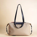 OLEADA NYC Convertible Travel Bags > Work-to-Travel Duffle Bags > Organized Carry Bags > Water-Resistant Vegan Bags > Stylish Multi-Use Bags Color_Tan Anywear AnyDuffle City