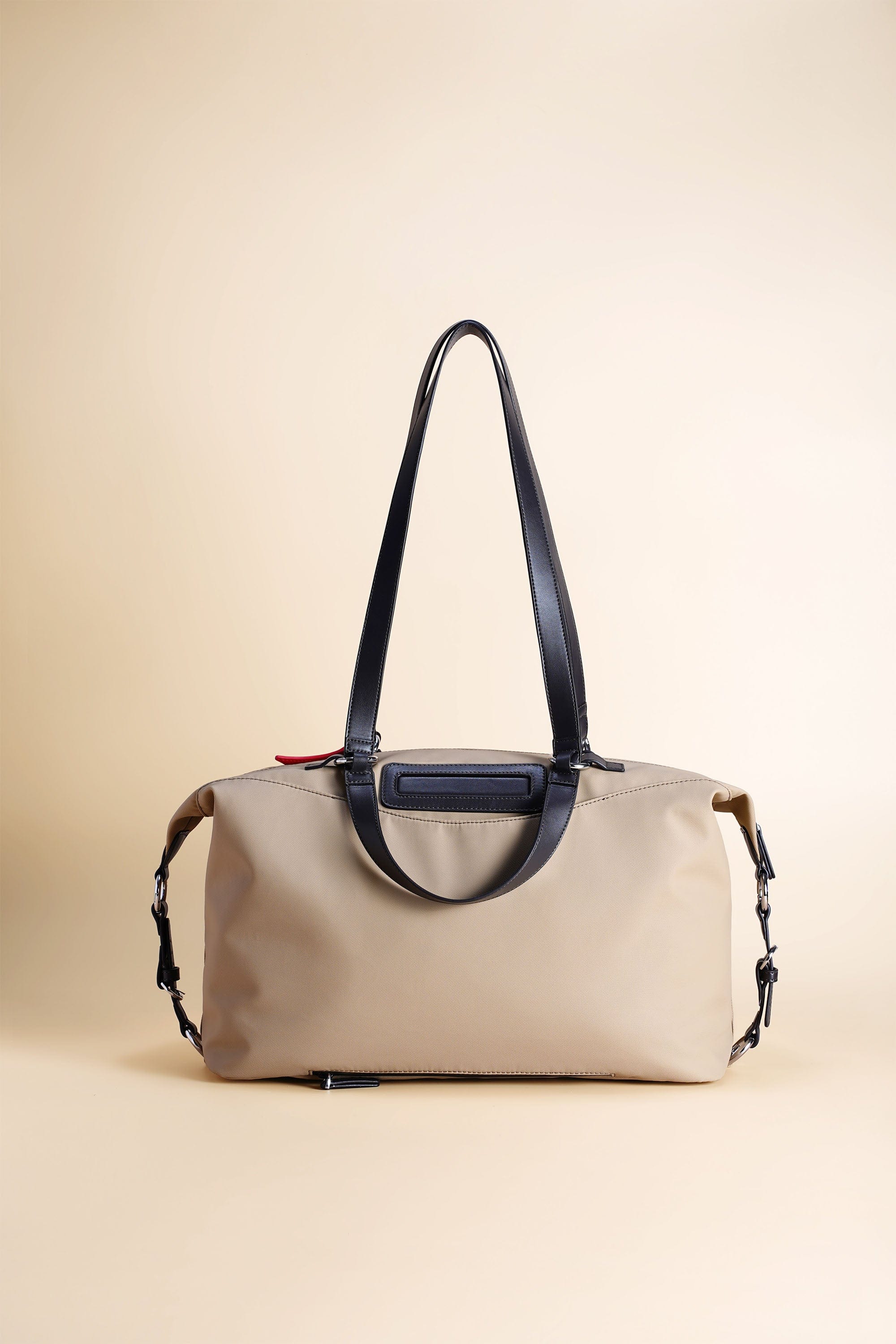 OLEADA NYC Convertible Travel Bags > Work-to-Travel Duffle Bags > Organized Carry Bags > Water-Resistant Vegan Bags > Stylish Multi-Use Bags Color_Tan Anywear AnyDuffle City