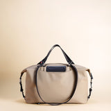 OLEADA NYC Convertible Travel Bags > Work-to-Travel Duffle Bags > Organized Carry Bags > Water-Resistant Vegan Bags > Stylish Multi-Use Bags Color_Tan Anywear AnyDuffle City