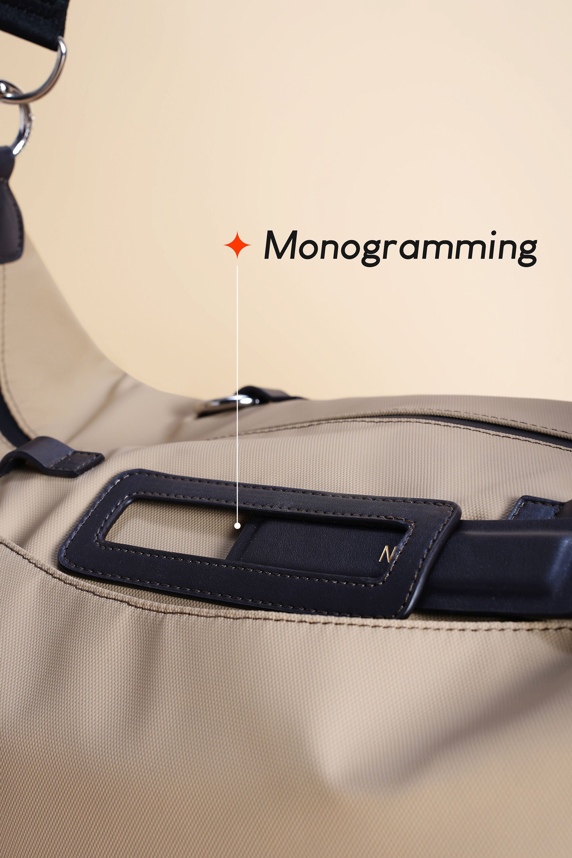 OLEADA NYC Convertible Travel Bags > Work-to-Travel Duffle Bags > Organized Carry Bags > Water-Resistant Vegan Bags > Stylish Multi-Use Bags Color_Tan Anywear AnyDuffle City