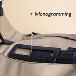 OLEADA NYC Convertible Travel Bags > Work-to-Travel Duffle Bags > Organized Carry Bags > Water-Resistant Vegan Bags > Stylish Multi-Use Bags Color_Tan Anywear AnyDuffle Travel