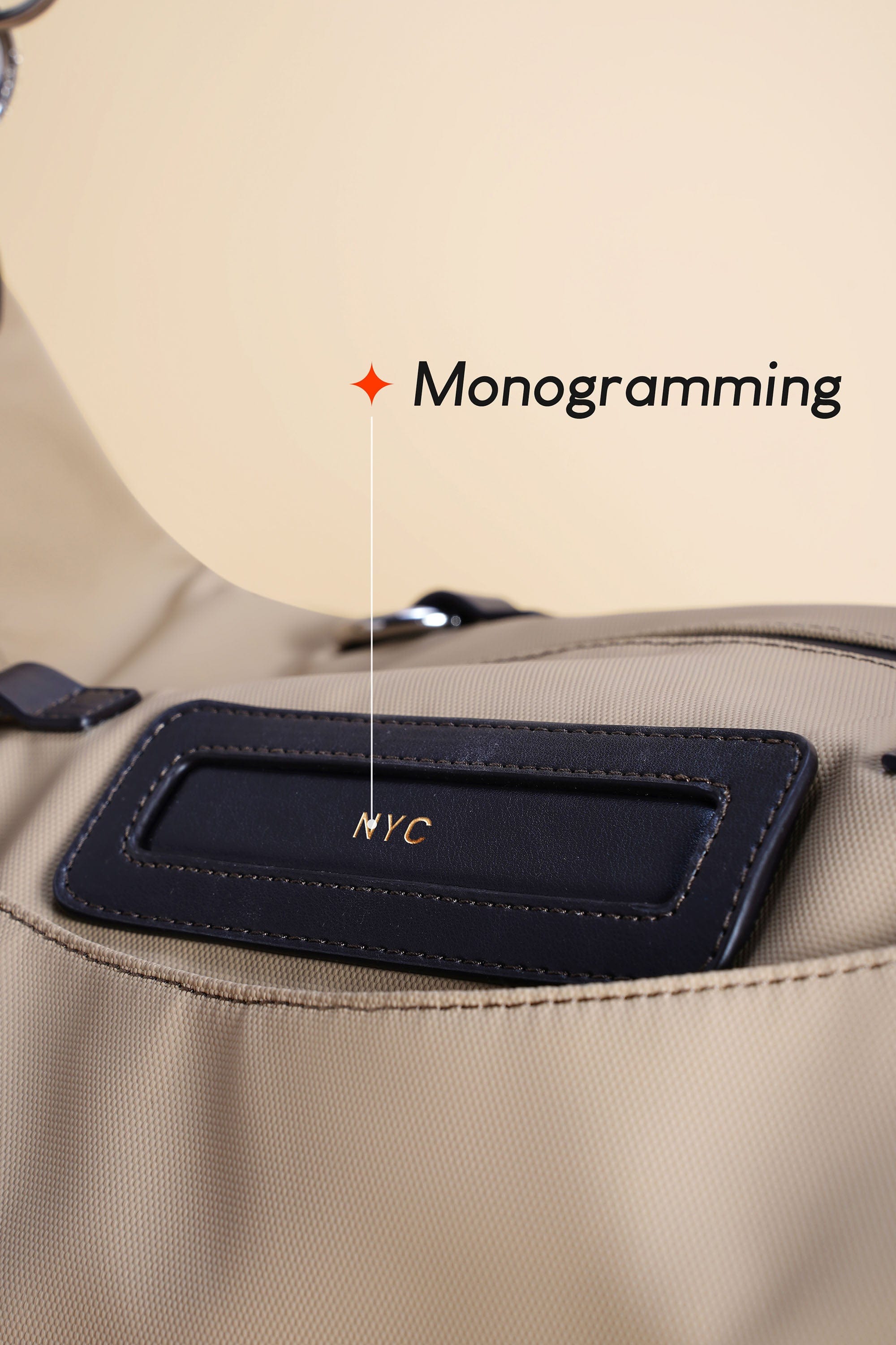 OLEADA NYC Convertible Travel Bags > Work-to-Travel Duffle Bags > Organized Carry Bags > Water-Resistant Vegan Bags > Stylish Multi-Use Bags Color_Tan Anywear AnyDuffle Travel