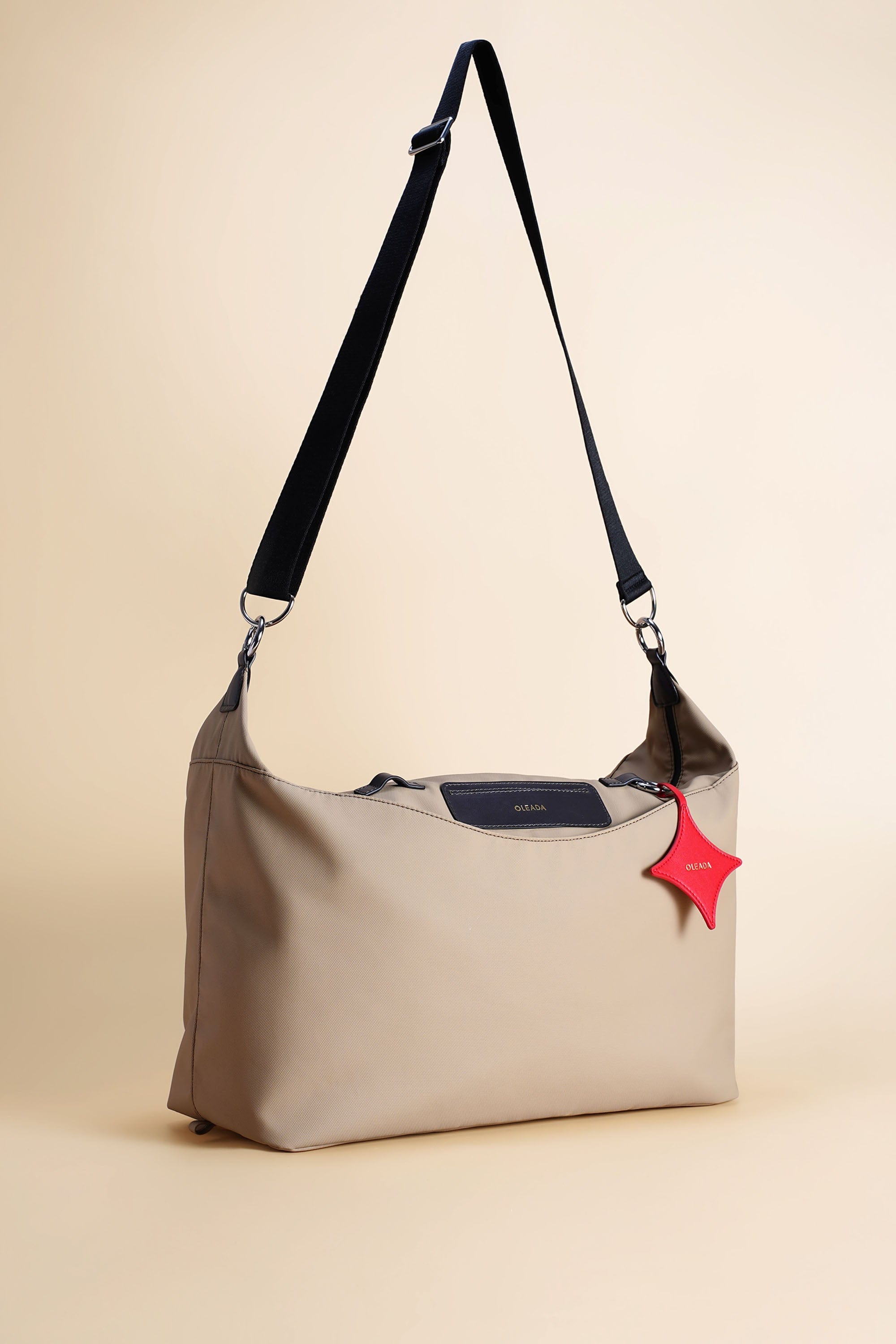 OLEADA NYC Convertible Travel Bags > Work-to-Travel Duffle Bags > Organized Carry Bags > Water-Resistant Vegan Bags > Stylish Multi-Use Bags Color_Tan Anywear AnyDuffle Travel