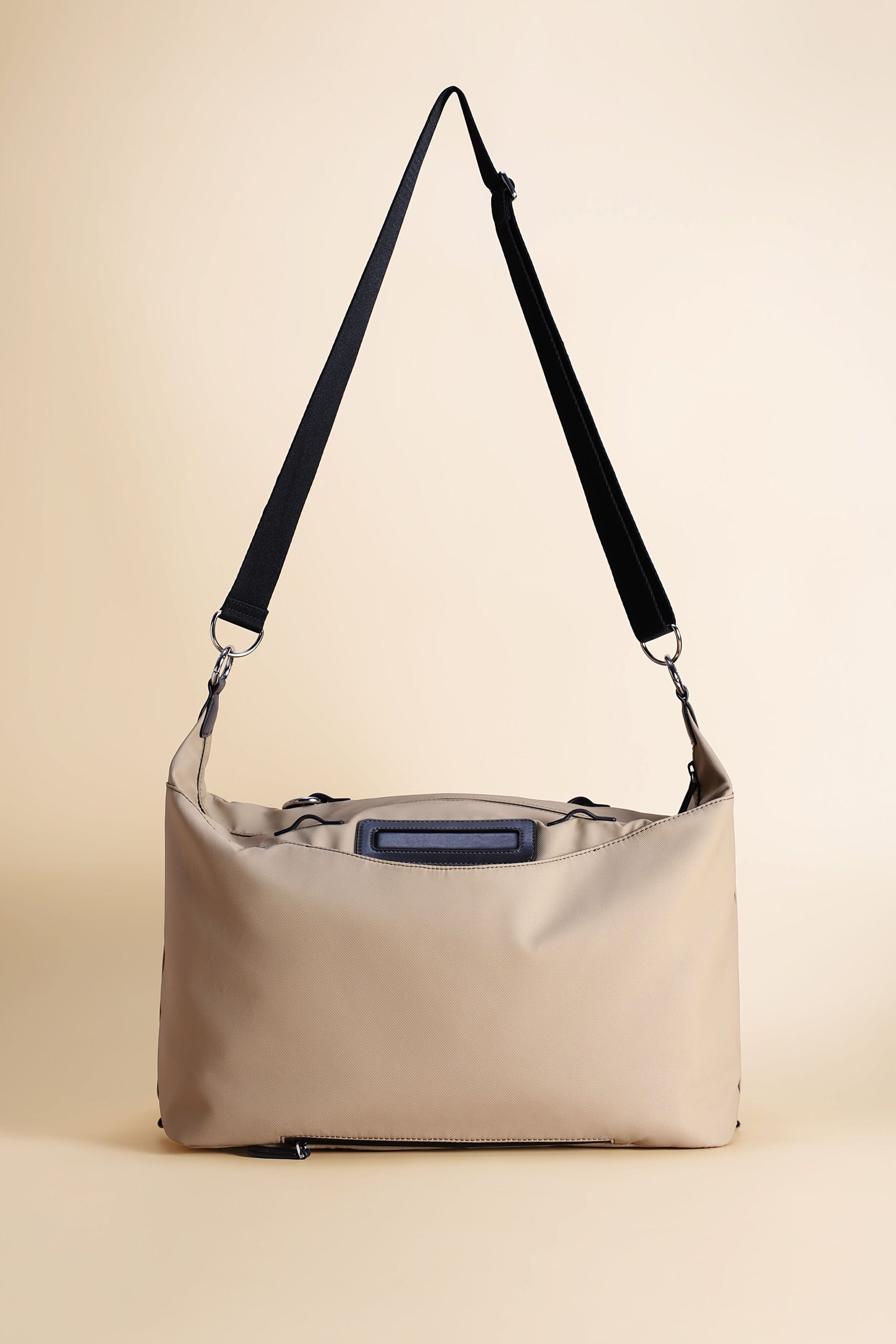 OLEADA NYC Convertible Travel Bags > Work-to-Travel Duffle Bags > Organized Carry Bags > Water-Resistant Vegan Bags > Stylish Multi-Use Bags Color_Tan Anywear AnyDuffle Travel