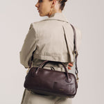 OLEADA NYC Hand Bag > Leather Tote Bag For Women > Mini Handbag > Convertible To Shoulder Bag > Fits iPad Mini> Mini Marina Carryall