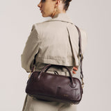 OLEADA NYC Hand Bag > Leather Tote Bag For Women > Mini Handbag > Convertible To Shoulder Bag > Fits iPad Mini> Mini Marina Carryall