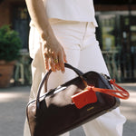 OLEADA NYC Hand Bag > Leather Tote Bag For Women > Mini Handbag > Convertible To Shoulder Bag > Fits iPad Mini> Mini Marina Carryall