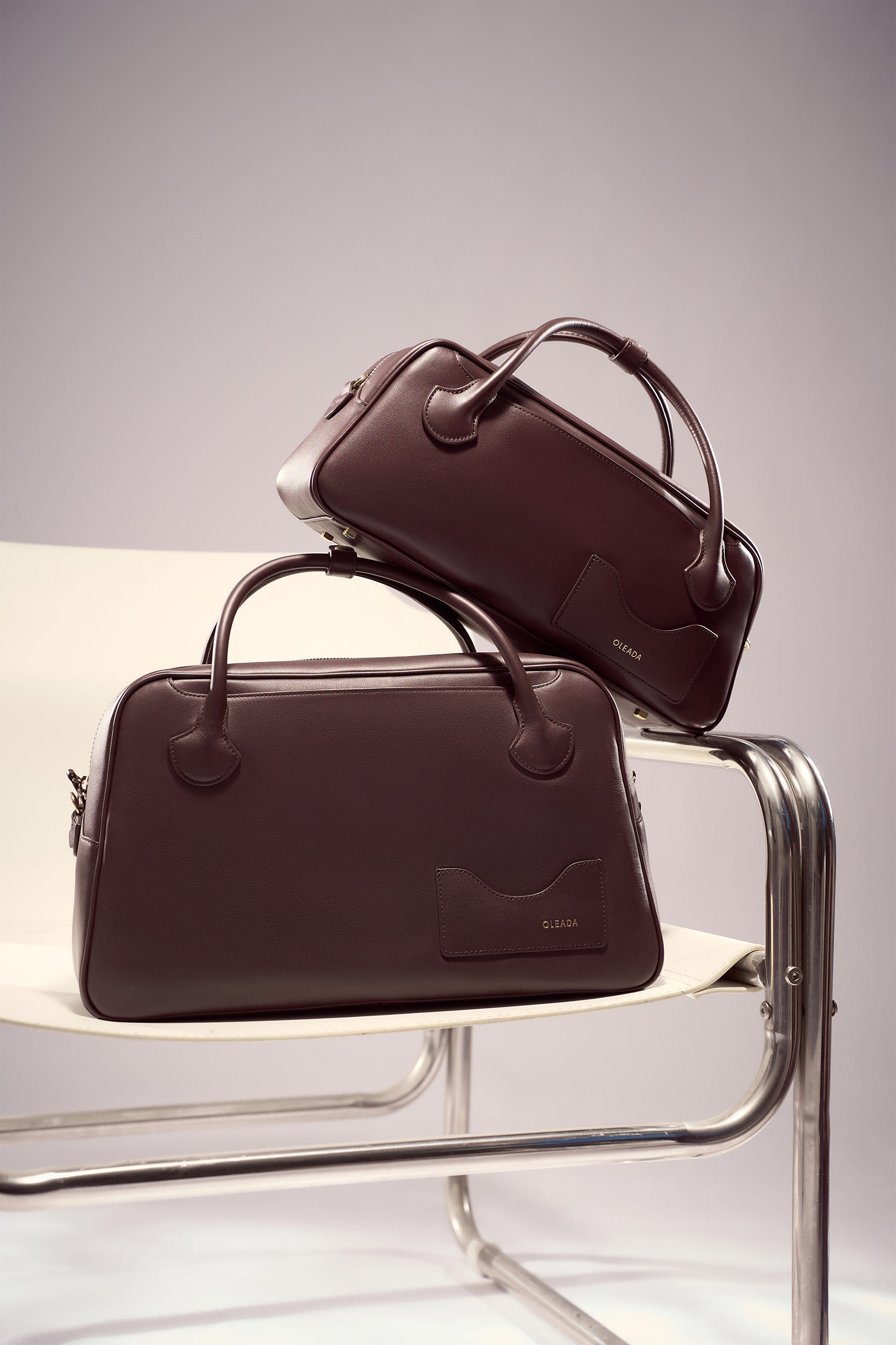 OLEADA NYC Hand Bag > Leather Tote Bag For Women > Mini Handbag > Convertible To Shoulder Bag > Fits iPad Mini> Mini Marina Carryall