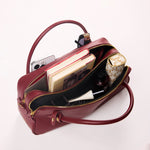 OLEADA NYC Hand Bag > Leather Tote Bag For Women > Mini Handbag > Convertible To Shoulder Bag > Fits iPad Mini> Mini Marina Carryall