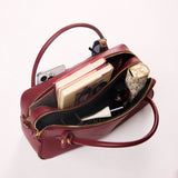 OLEADA NYC Hand Bag > Leather Tote Bag For Women > Mini Handbag > Convertible To Shoulder Bag > Fits iPad Mini> Mini Marina Carryall