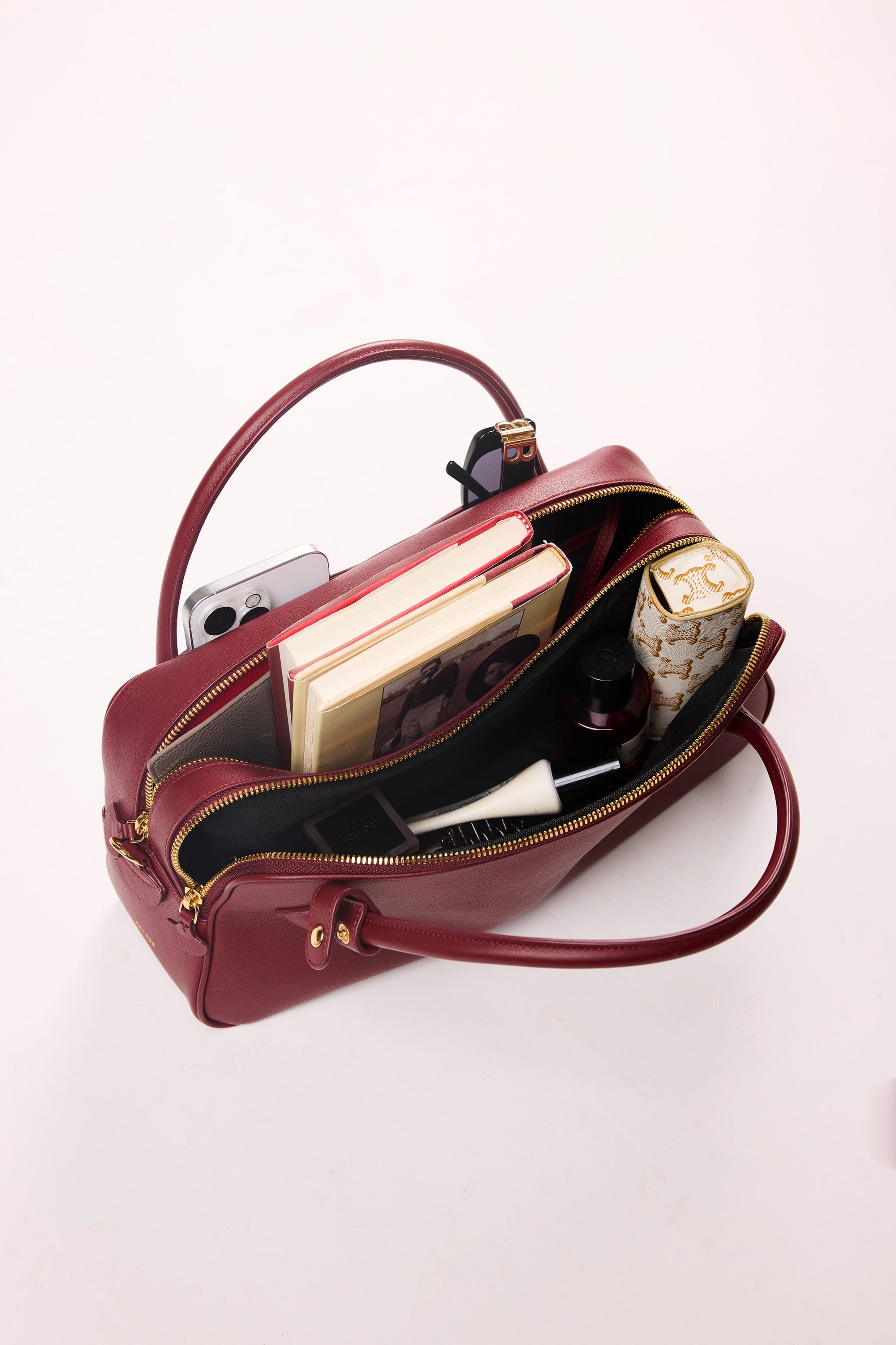 OLEADA NYC Hand Bag > Leather Tote Bag For Women > Mini Handbag > Convertible To Shoulder Bag > Fits iPad Mini> Mini Marina Carryall