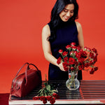 OLEADA NYC Hand Bag > Leather Tote Bag For Women > Mini Handbag > Convertible To Shoulder Bag > Fits iPad Mini> Mini Marina Carryall