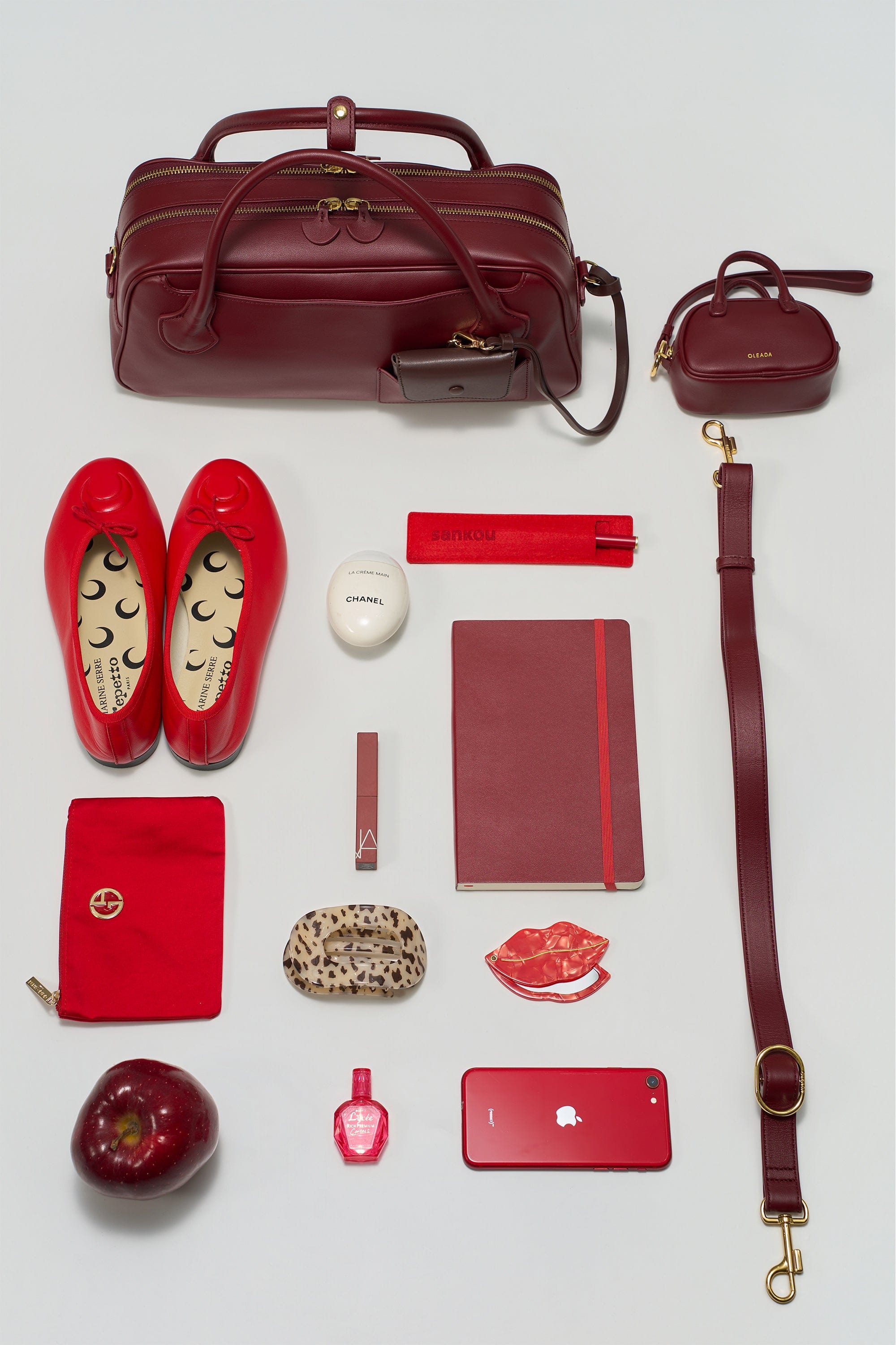 OLEADA NYC Hand Bag > Leather Tote Bag For Women > Mini Handbag > Convertible To Shoulder Bag > Fits iPad Mini> Mini Marina Carryall