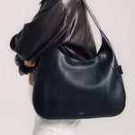 OLEADA NYC Hobo Bag > Leather Hobo Bag For Women > Mini Handbag > Convertible To Shoulder Bag > Fits 14" laptop> Marina Hobo