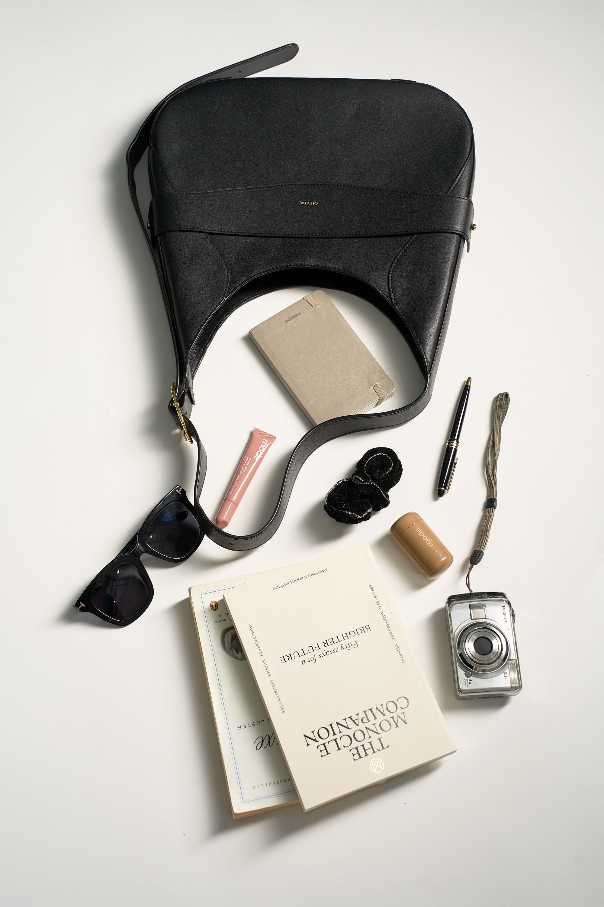 OLEADA NYC Hobo Bag > Leather Hobo Bag For Women > Mini Handbag > Convertible To Shoulder Bag > Fits 14" laptop> Marina Hobo