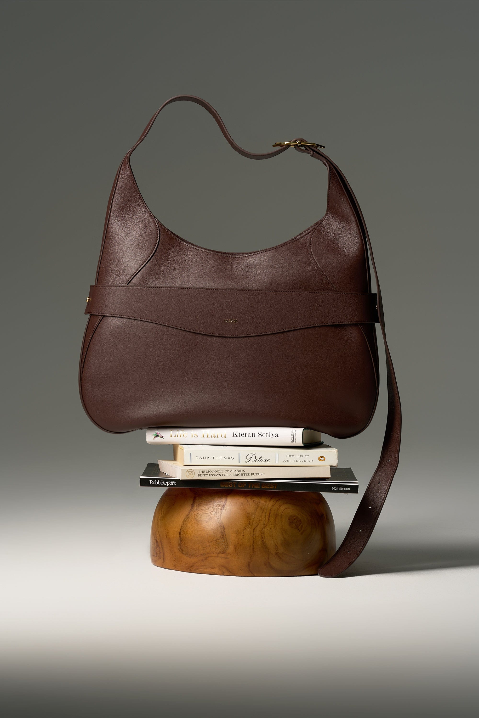 OLEADA NYC Hobo Bag > Leather Hobo Bag For Women > Mini Handbag > Convertible To Shoulder Bag > Fits 14" laptop> Marina Hobo