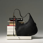 OLEADA NYC Hobo Bag > Leather Hobo Bag For Women > Mini Handbag > Convertible To Shoulder Bag > Fits 14" laptop> Marina Hobo