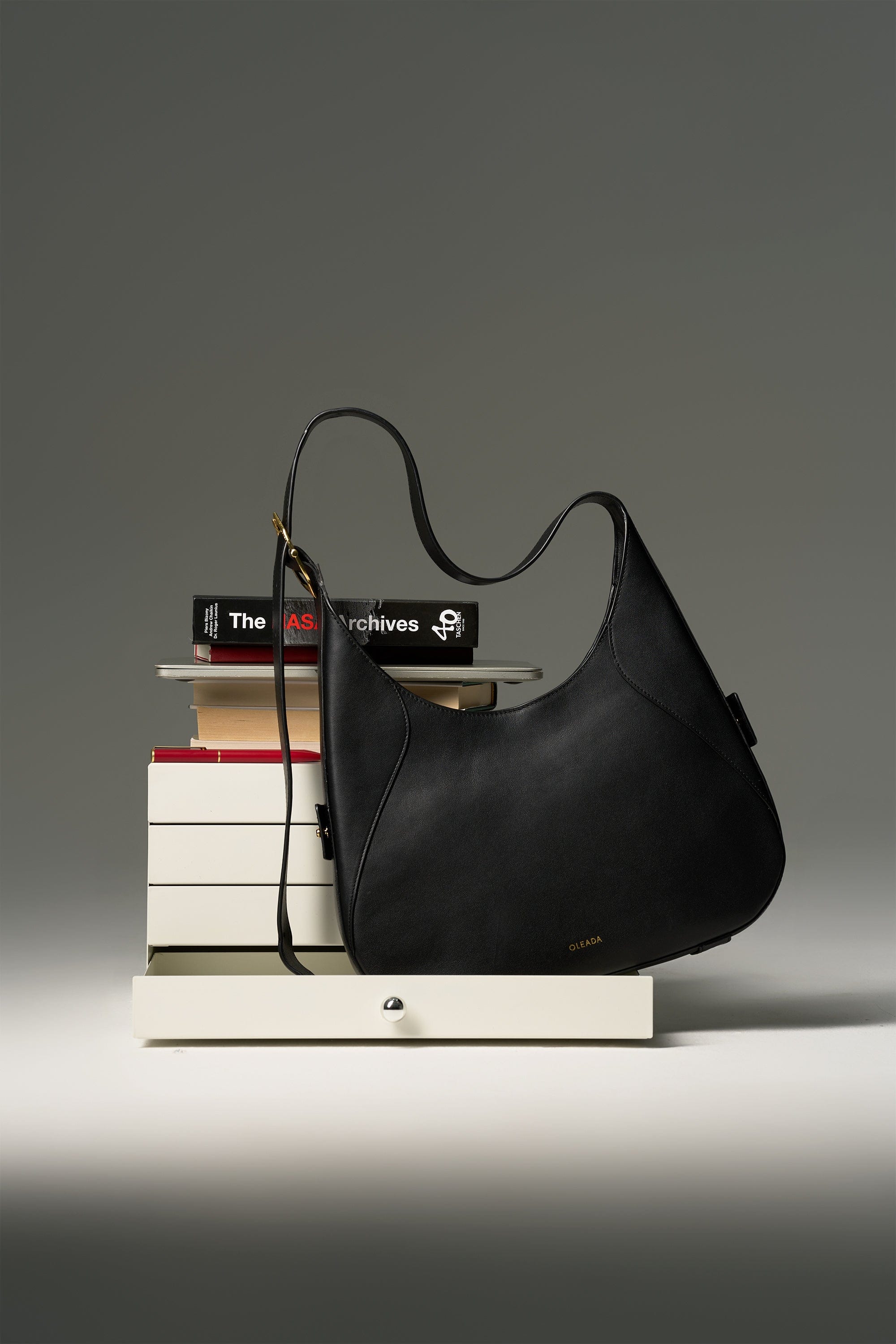 OLEADA NYC Hobo Bag > Leather Hobo Bag For Women > Mini Handbag > Convertible To Shoulder Bag > Fits 14" laptop> Marina Hobo