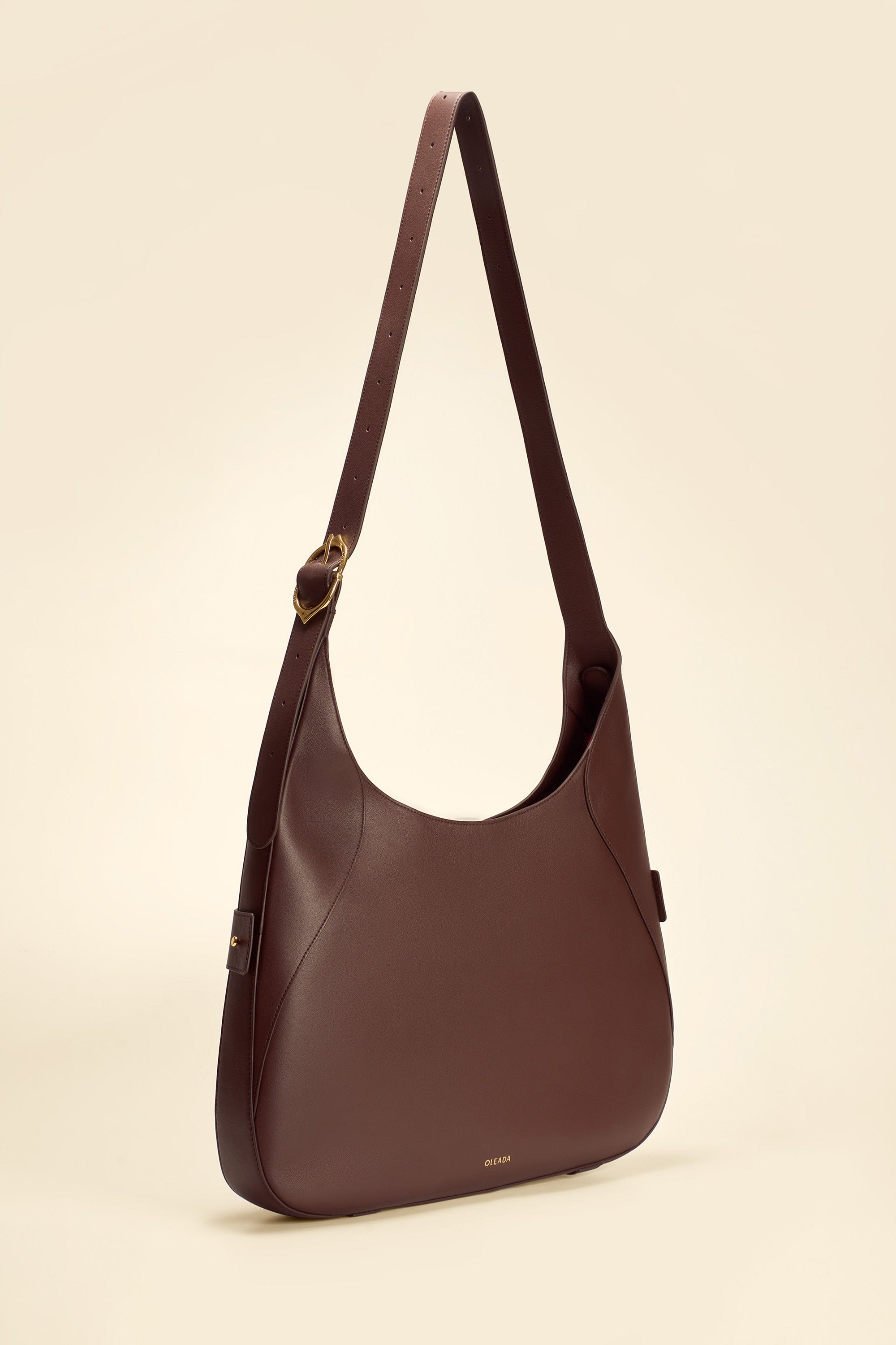 OLEADA NYC Hobo Bag > Leather Hobo Bag For Women > Mini Handbag > Convertible To Shoulder Bag > Fits 14" laptop> Marina Hobo