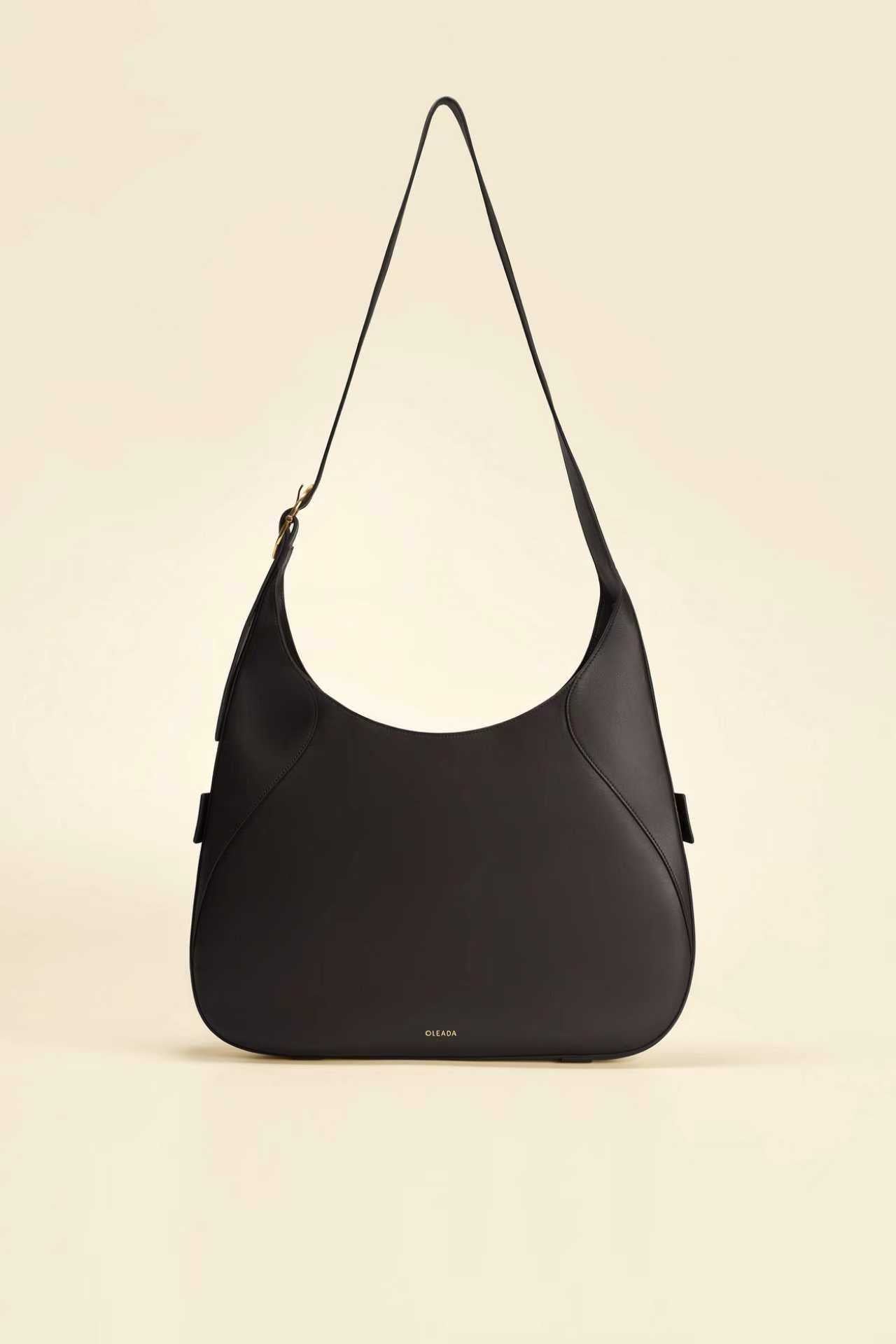 OLEADA NYC Hobo Bag > Leather Hobo Bag For Women > Mini Handbag > Convertible To Shoulder Bag > Fits 14" laptop> Marina Hobo