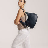 OLEADA NYC Hobo Bag > Leather Hobo Bag For Women > Mini Handbag > Convertible To Shoulder Bag > Fits iPad Mini> Mini Marina Hobo