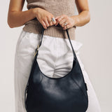 OLEADA NYC Hobo Bag > Leather Hobo Bag For Women > Mini Handbag > Convertible To Shoulder Bag > Fits iPad Mini> Mini Marina Hobo