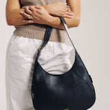OLEADA NYC Hobo Bag > Leather Hobo Bag For Women > Mini Handbag > Convertible To Shoulder Bag > Fits iPad Mini> Mini Marina Hobo