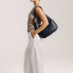 OLEADA NYC Hobo Bag > Leather Hobo Bag For Women > Mini Handbag > Convertible To Shoulder Bag > Fits iPad Mini> Mini Marina Hobo