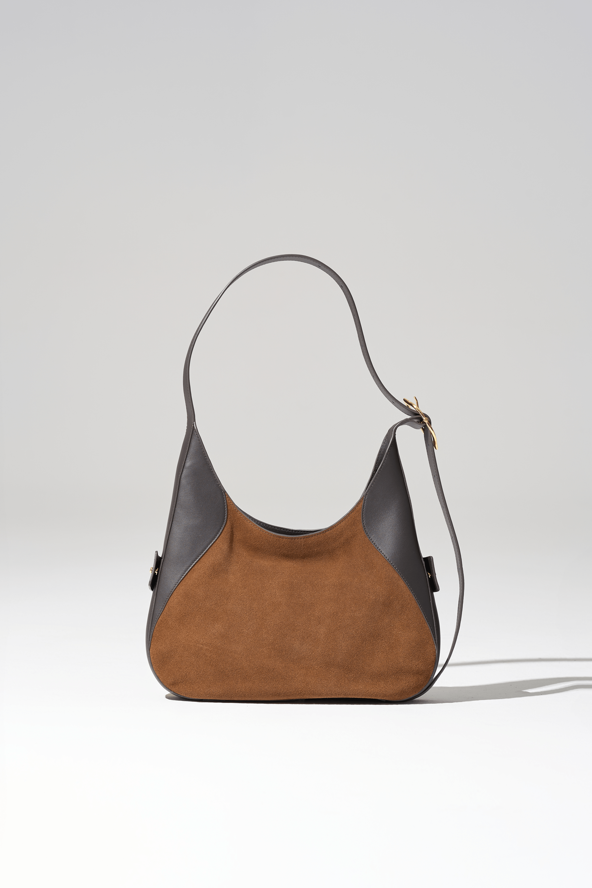 OLEADA NYC Hobo Bag > Leather Hobo Bag For Women > Mini Handbag > Convertible To Shoulder Bag > Fits iPad Pro> Color_Cinnamon Mini Marina Hobo