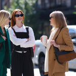 OLEADA NYC Hobo Bag > Leather Hobo Bag For Women > Mini Handbag > Convertible To Shoulder Bag > Fits iPad Pro> Color_Cinnamon Mini Marina Hobo