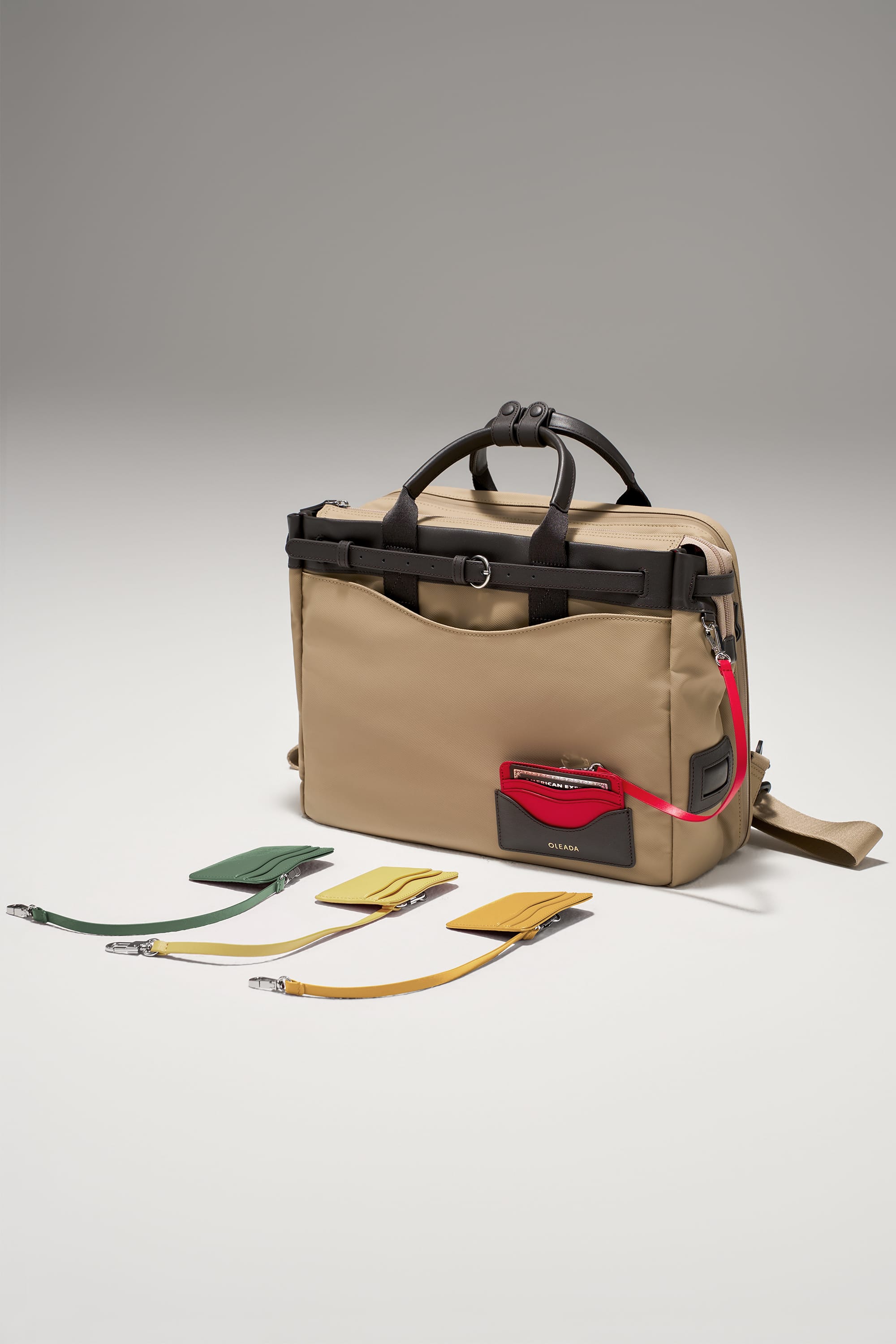 OLEADA NYC Laptop Work Bag > Business Laptop Briefcase > 16 Inch Laptop Bag > Bag With Top Handle > Spacious Compartments Color_Abu Dhabi AnyWear AnyPortfolio