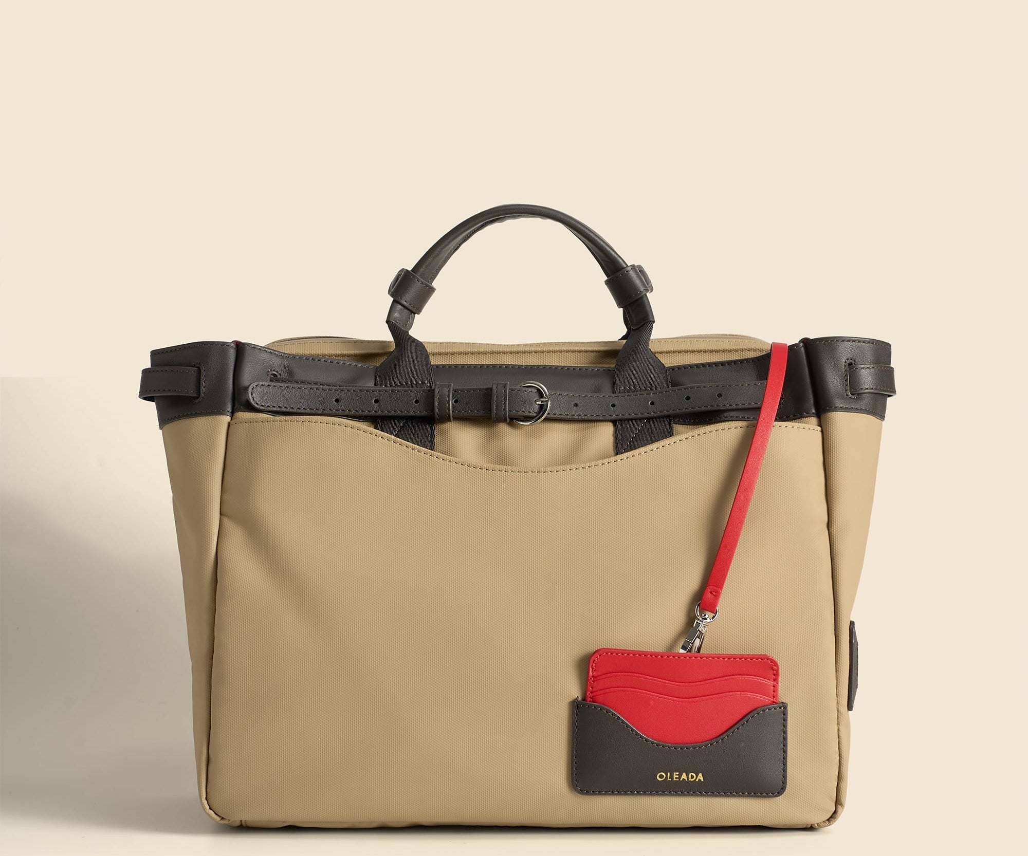 OLEADA NYC Laptop Work Bag > Business Laptop Briefcase > 16 Inch Laptop Bag > Bag With Top Handle > Spacious Compartments Color_Abu Dhabi AnyWear AnyPortfolio