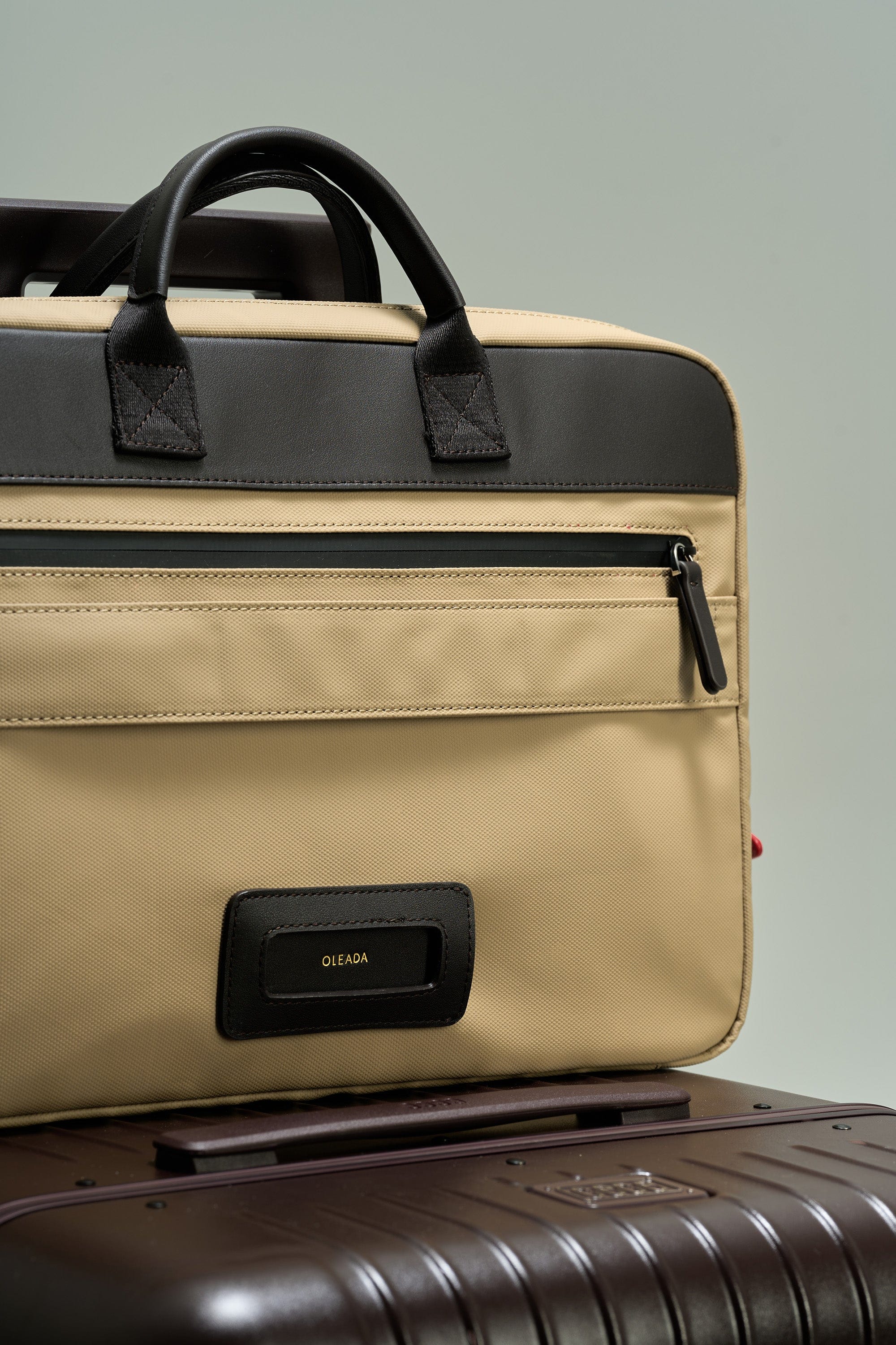 OLEADA NYC Laptop Work Bag > Business Laptop Briefcase > 16 Inch Laptop Bag > Bag With Top Handle > Spacious Compartments Color_Abu Dhabi AnyWear Laptop Brief