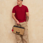 OLEADA NYC Laptop Work Bag > Business Laptop Briefcase > 16 Inch Laptop Bag > Bag With Top Handle > Spacious Compartments Color_Abu Dhabi AnyWear Laptop Brief