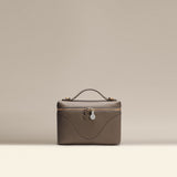 OLEADA NYC Leather Handbag > Women Work Bag > Top Handle Bag > Shoulder Bag > Mini Bag Color_Ash Mini Anchor Bag