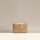 OLEADA NYC Leather Handbag > Women Work Bag > Top Handle Bag > Shoulder Bag > Mini Bag Color_Camel Mini Anchor Bag