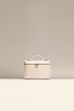 OLEADA NYC Leather Handbag > Women Work Bag > Top Handle Bag > Shoulder Bag > Mini Bag Color_Cloud Mini Anchor Bag