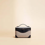 OLEADA NYC Leather Handbag > Women Work Bag > Top Handle Bag > Shoulder Bag > Mini Bag Color_Noir Mini Anchor Bag