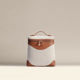 OLEADA NYC Leather Handbag > Women Work Bag > Top Handle Bag > Shoulder Bag > Mini Bag Color_SAND Anchor Bag