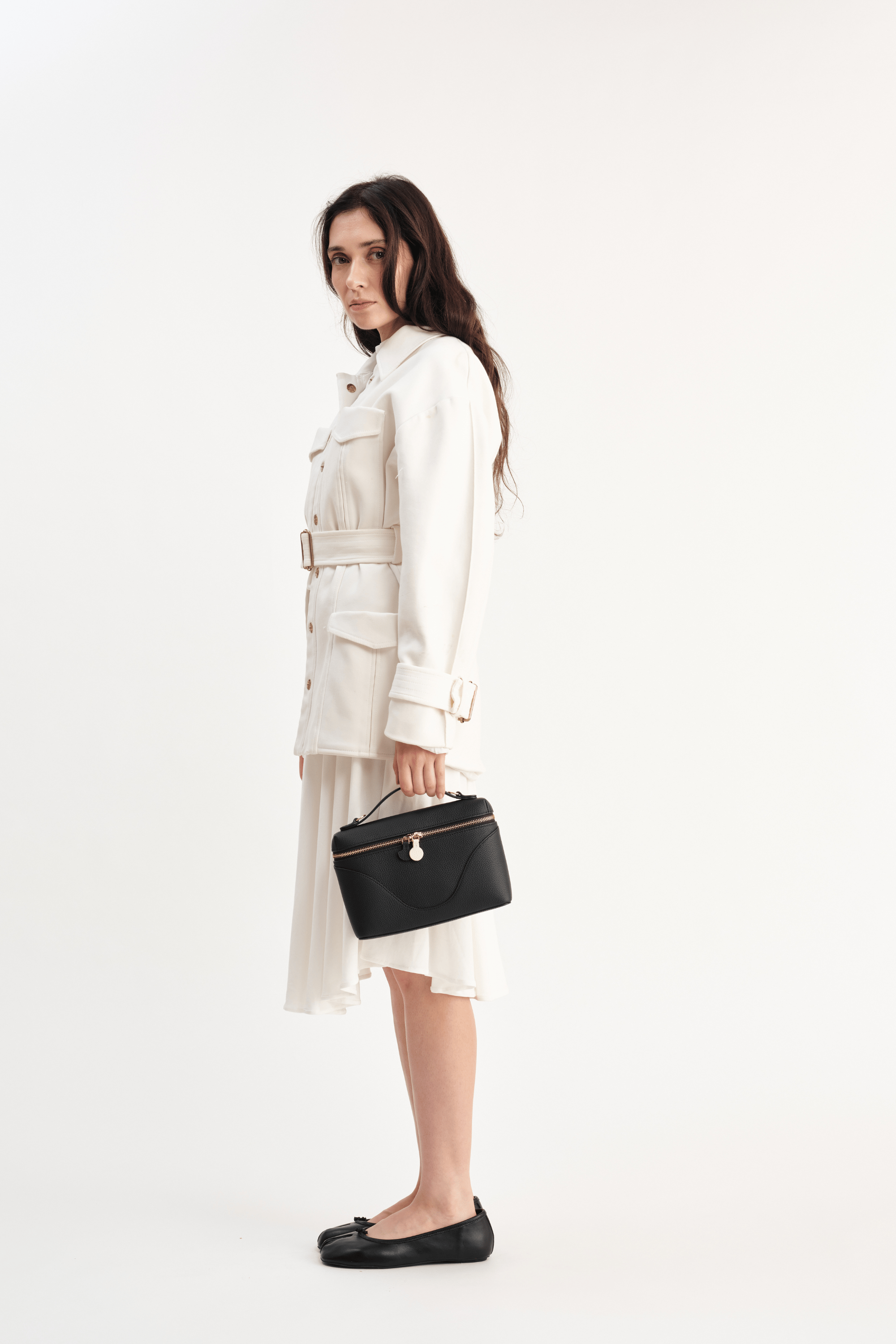 OLEADA NYC Leather Handbag > Women Work Bag > Top Handle Bag > Shoulder Bag > Mini Bag Mini Anchor Bag